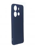 Чехол Neypo для Tecno Spark Go 2023 / Pop 7 Soft Matte с защитой камеры Silicone Dark Blue NST59279