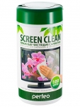 Чистящие салфетки Perfeo Screen Clean для LCD/TFT экранов и мониторов 100шт PF-T/SC-100