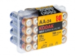 Батарейка AA - Kodak LR6/24BOX Max Super Alkaline (24 штуки)