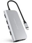 Хаб USB HyperDrive Power 9-in-1 Silver HD30F-SILVER