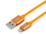 Аксессуар Gembird Cablexpert Silver Series USB - Lightning 1m Orange CC-S-APUSB01O-1M