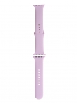 Аксессуар Ремешок mObility для APPLE Watch S3 / S4 / S5 SE / S6 42-44mm Silicone MB Light Purple УТ000027902