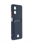 Чехол Neypo для Oppo A17k Pocket Matte Silicone с карманом Dark Blue NPM59862