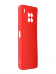 Чехол DF для Huawei Nova 8i / Honor 50 Lite с микрофиброй Silicone Red hwOriginal-24