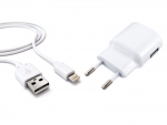 Зарядное устройство Red Line TC-1A Lite USB 1A + Cable USB - 8pin White УТ000012251