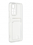 Чехол Neypo для Poco M4 Pro 5G / Redmi Note 11T 5G Pocket Silicone с карманом Transparent ACS60513