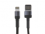 Аксессуар Baseus Cafule Cable USB - Lightning 2.4A 1m Grey-Black CALKLF-GG1