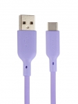 Аксессуар Qumo USB-A - Type-C 1m Purple 32961
