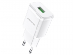 Зарядное устройство Borofone BA59A USB QC3.0 3.0A White 6974443380170